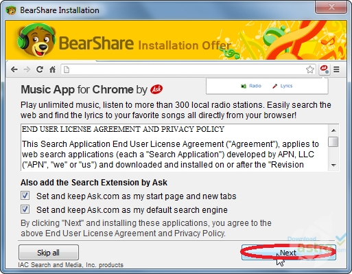 download bearshare